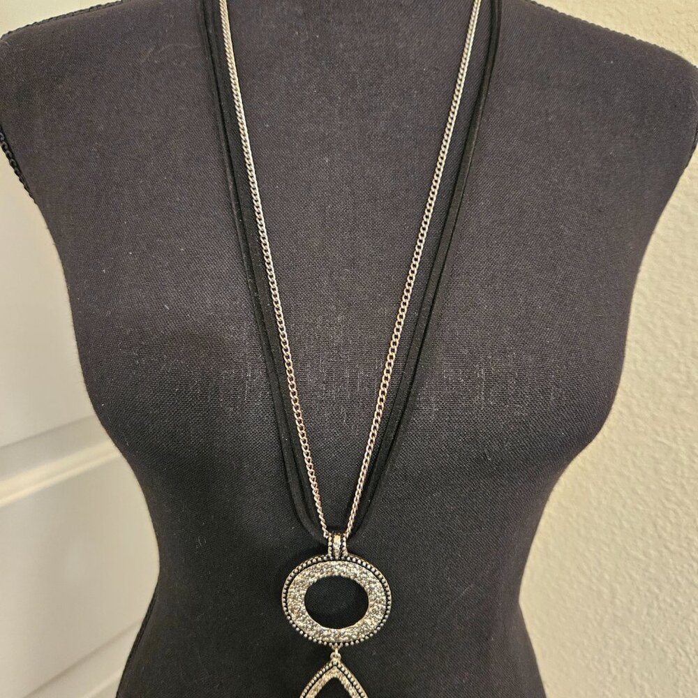 Erica Lyons Silver-Toned Necklace - 20" Length - Picture 5 of 12